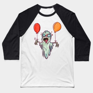 Zombie Ghost Flying Baseball T-Shirt